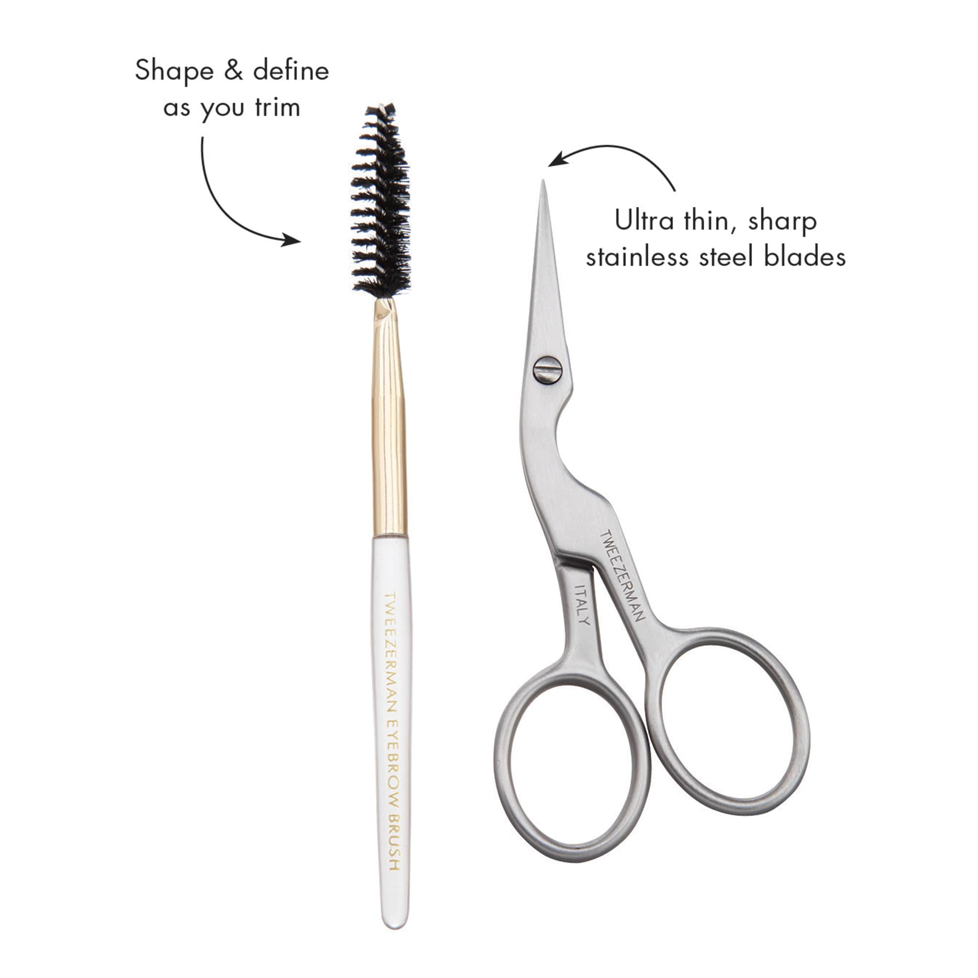 Brow Shaping Scissors & Brush