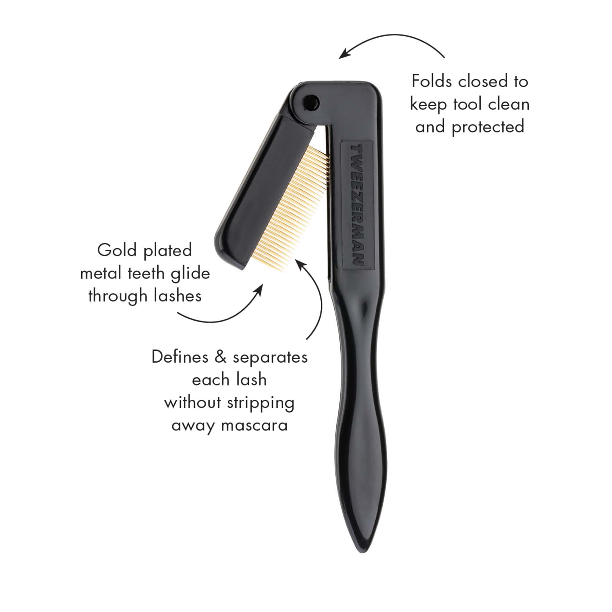 Folding iLashcomb Black