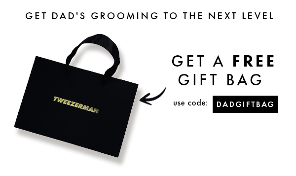 Get a free bag with any purchase for Father's Day 2024
