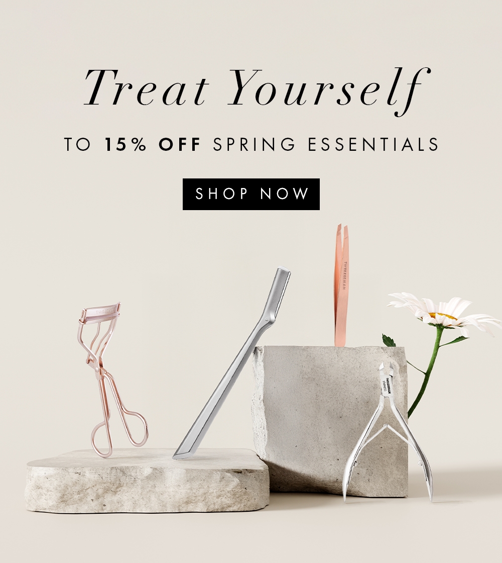 Treat yourself to 15% off Spring Essentials