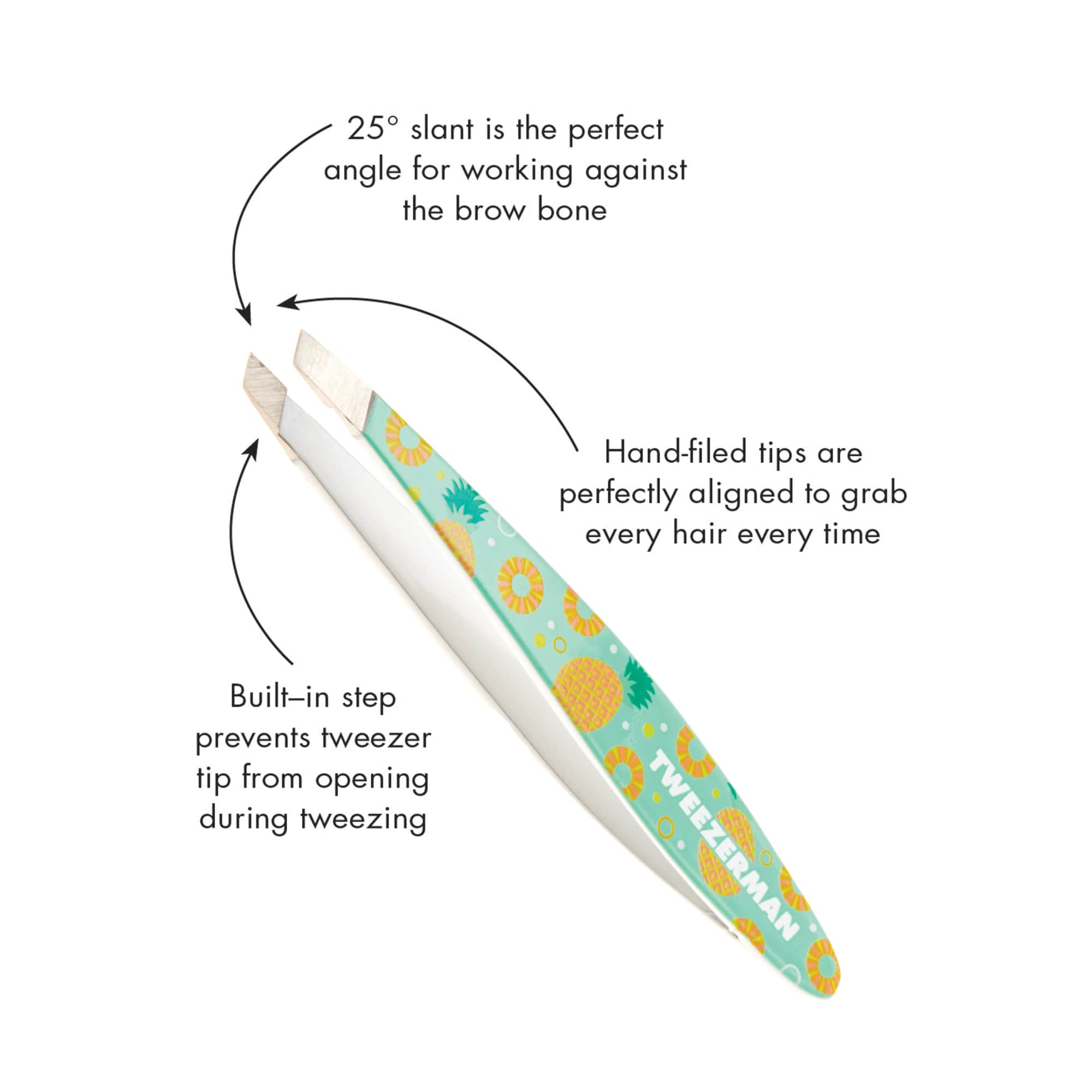 Mini Slant Tweezer Pineapple Punch